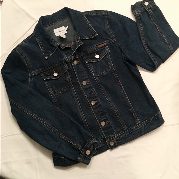 Calvin Klein Jackets & Blazers - Calvin Klein Cropped Jean Jacket size Medium